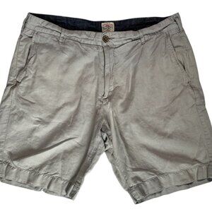 Faherty Mens All Day Linen/Cotton Blend 8” Shorts Gray Size 32